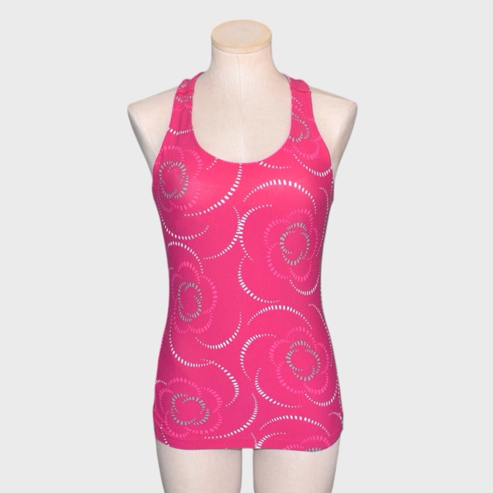 Lucy Power Activewear Floral Racerback Tank Top‎